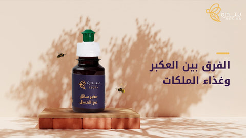 "الفرق بين العكبر وغذاء الملكات "